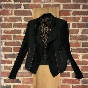 Lace Moto Jacket